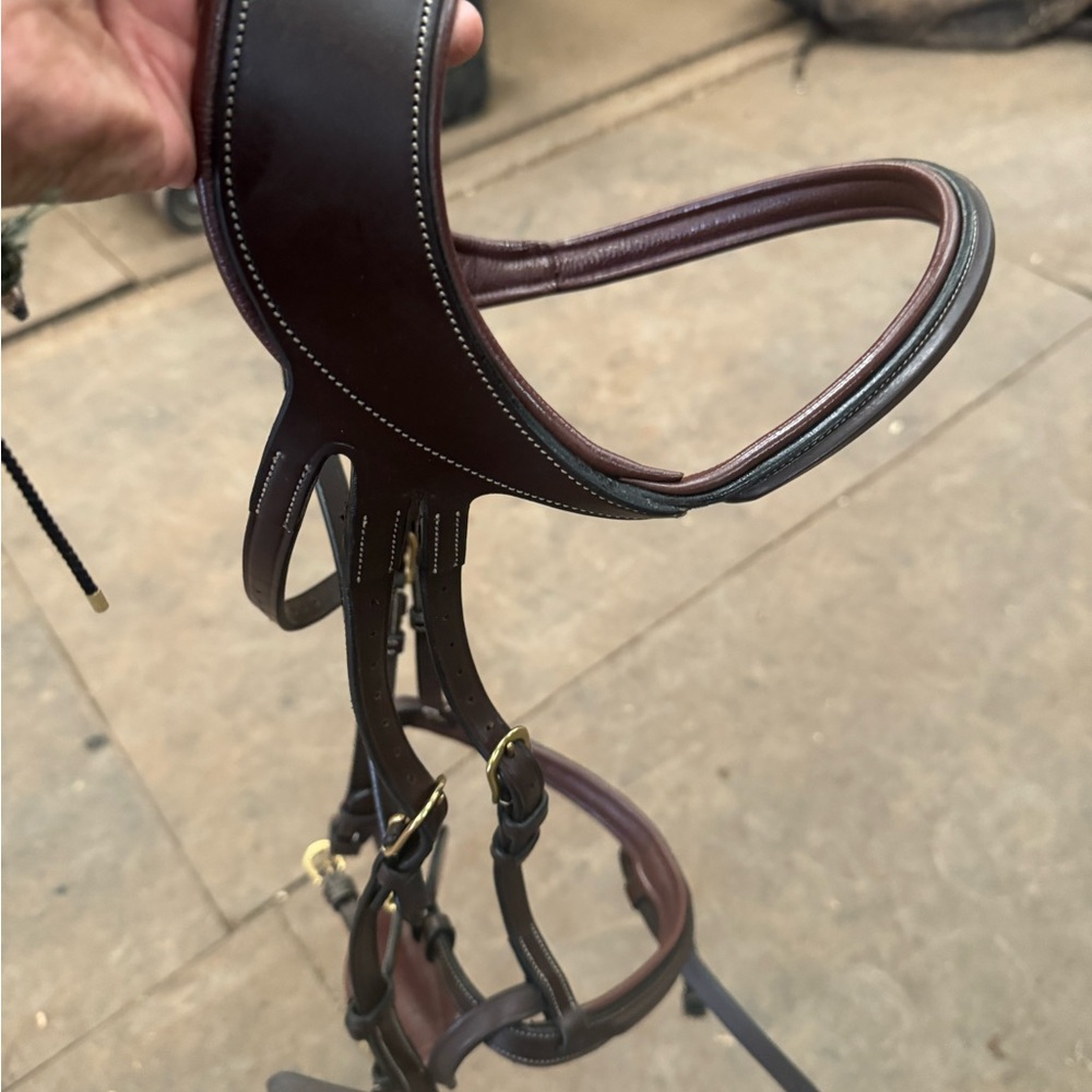 Brown Leather Horse Bridle - Picture 6 of 7